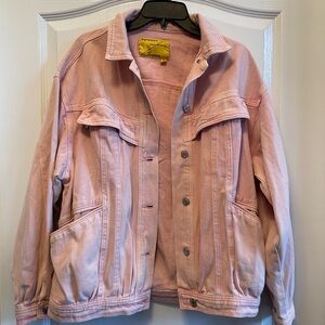 Pink Denim Jacket